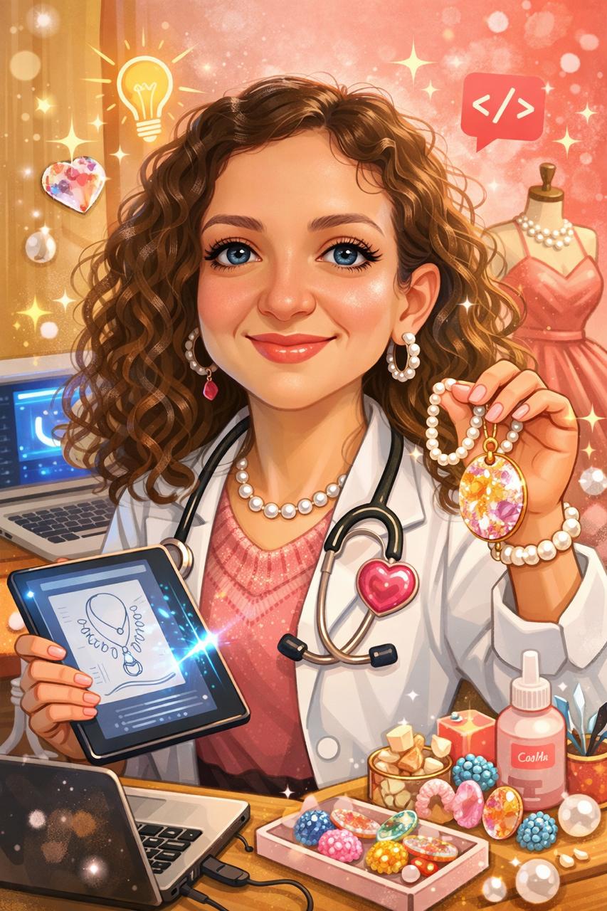 Eclat Perlé founder — Nurse & Artist